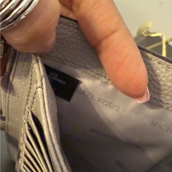 Michael Kors Gray Clutch Wristlet - Picture 6 of 10
